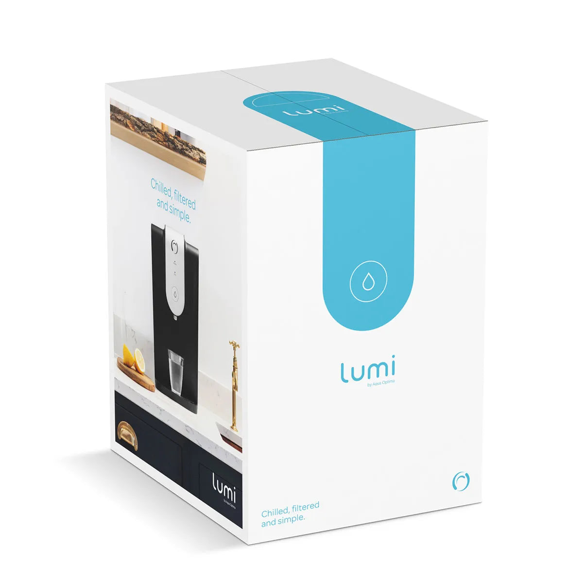 Aqua Optima Lumi Filtered Water Chiller with 1 x 30 day Evolve Water Filter
