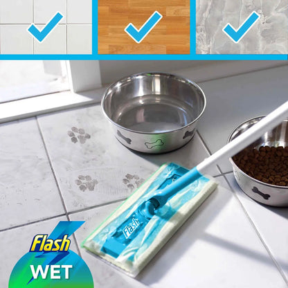Flash Speedmop Starter Kit (Includes 6 Wet Wipe Refills)
