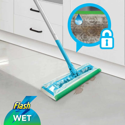 Flash Speedmop Starter Kit (Includes 6 Wet Wipe Refills)