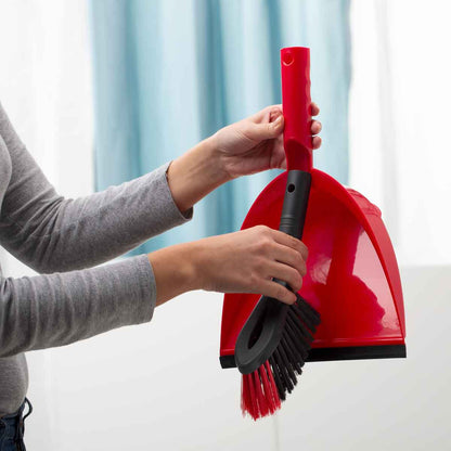 Vileda 2 in 1 Dustpan & Brush Set