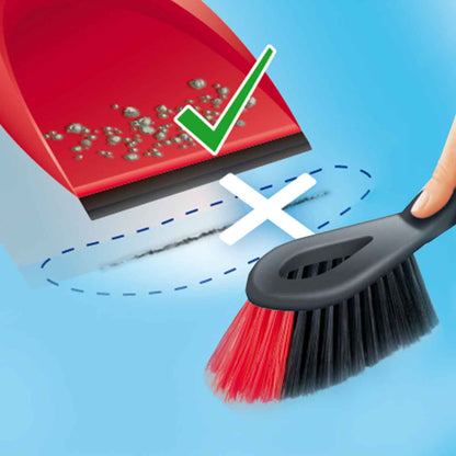 Vileda 2 in 1 Dustpan & Brush Set