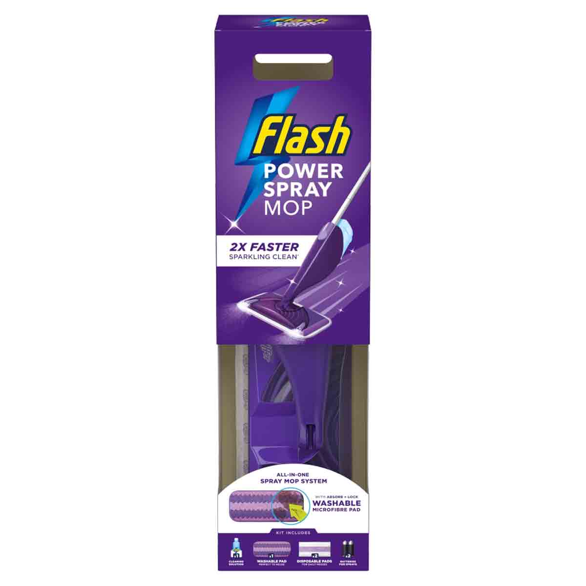 Flash Powerspray Mop Starter Kit