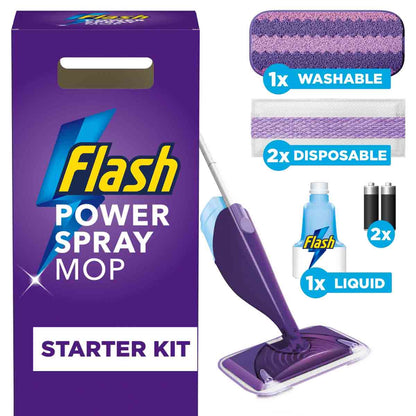 Flash Powerspray Mop Starter Kit