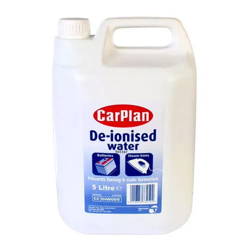 CarPlan De-Ionised Water - 5L
