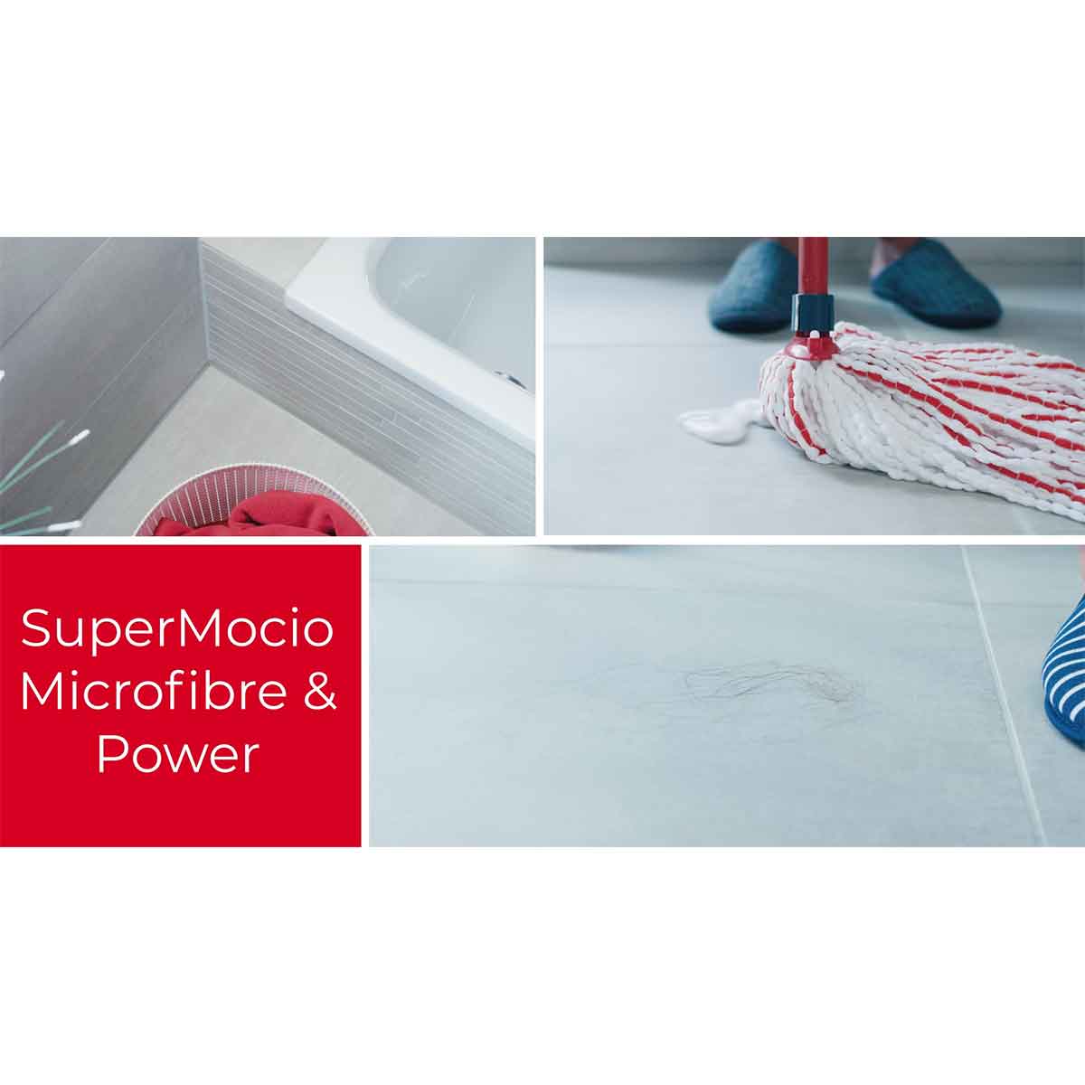 Vileda Supermocio Microfibre & Power Mop