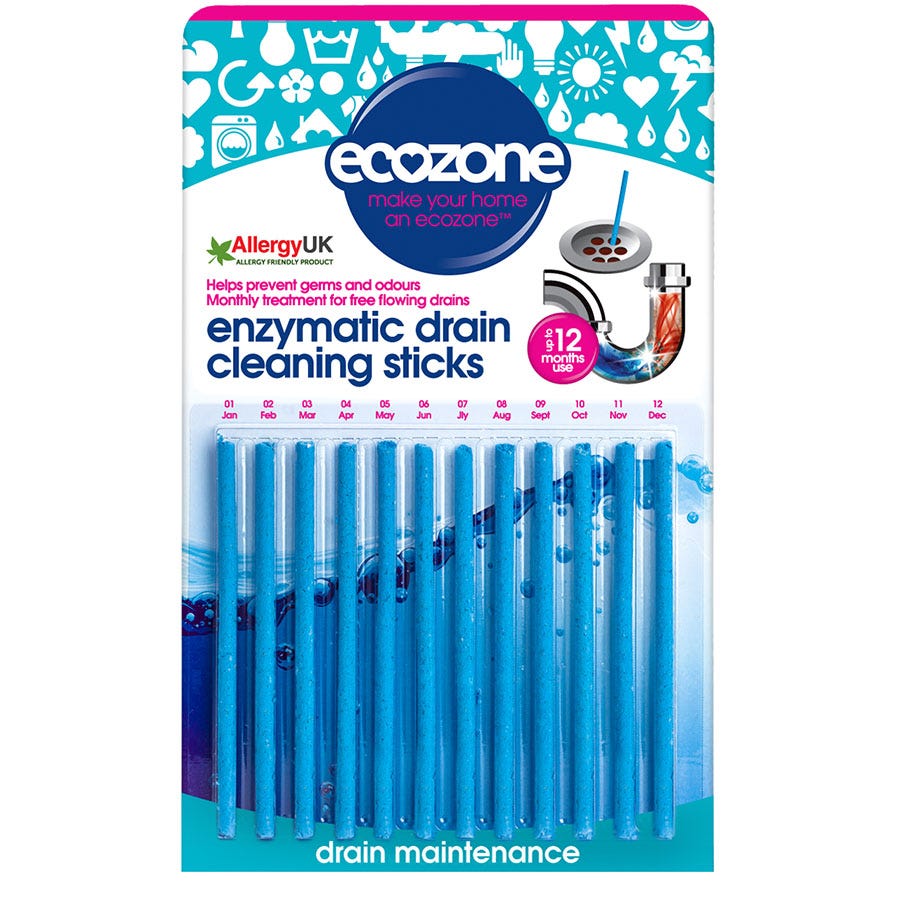 Ecozone Enzymatic Drain Cleaning Sticks