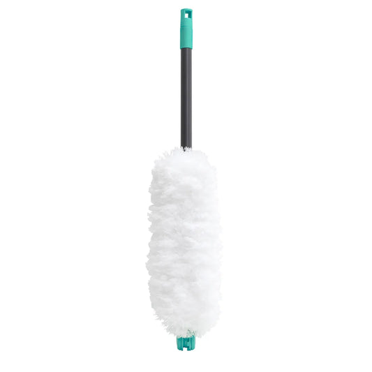 JVL Super-Absorbent Extendable Microfibre Multi-Angle Duster Turquoise/Grey