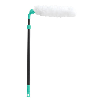 JVL Super-Absorbent Extendable Microfibre Multi-Angle Duster Turquoise/Grey