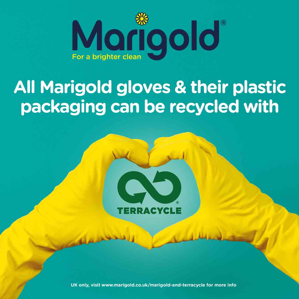 Marigold Bathroom Glove - Long Cuff Gloves (green)