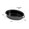 Vonshef Enamel Self-basting Roasting Tin With Lid