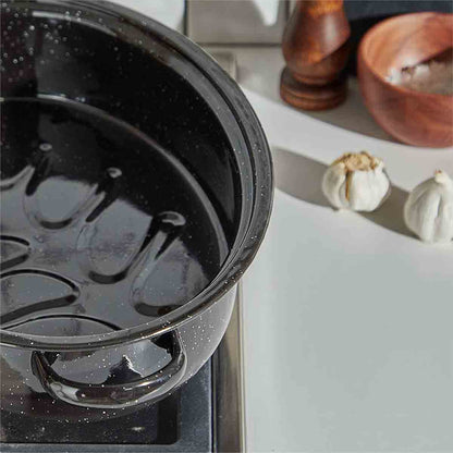 Vonshef Enamel Self-basting Roasting Tin With Lid