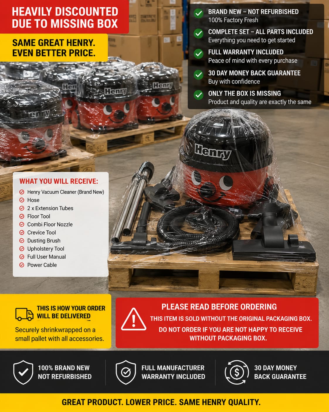 Henry Xtra Corded Bagged Cylinder Vacuum Cleaner