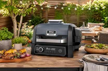 Ninja OG701UK Woodfire Electric BBQ Grill & Smoker